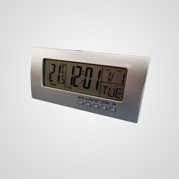 H205 Reloj de Escritorio Descripción: Reloj de escritorio con hora,